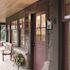 Globe Electric Theo Bronze Farmhouse Outdoor 1-Light Wall Sconce, Clear Glass Shade