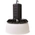 Commercial Electric 16 in. Black Integrated LED Dimmable High Bay Light at 30000 Lumens, 5000K Daylight