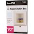 Apollo 1/2 in. Brass PEX-B Barb Icemaker Outlet Box