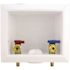 Apollo 1/2 in. Brass PEX-B Barb x 3/4 in. Male Hose Thread Washing Machine Outlet Box