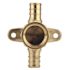 Apollo 1/2 in. Brass PEX-B Barb x PEX-B Barb x Female Pipe Thread Drop-Ear Tee