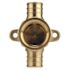 Apollo 3/4 in. Brass PEX-B Barb x PEX-B Barb x Female Pipe Thread Drop-Ear Tee