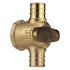 Apollo 3/4 in. Brass PEX-B Barb x PEX-B Barb x Female Pipe Thread Drop-Ear Tee