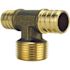 Apollo 3/4 in. Brass PEX-B Barb x 3/4 in. Male Pipe Thread Adapter Tee