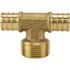 Apollo 3/4 in. Brass PEX-B Barb x 3/4 in. Male Pipe Thread Adapter Tee