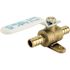 Apollo 1/2 in. Brass PEX-B Barb Ball Valve with Drain and Mounting Pad