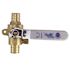 Apollo 3/4 in. Brass PEX-B Barb Ball Valve with Drain and Mounting Pad
