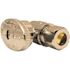 Apollo 1/2 in. Chrome-Plated Brass PEX-B Barb x 3/8 in. Compression Quarter-Turn Straight Stop Valve Pro Pack (6-Pack)