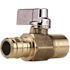 Apollo 1/2 in. Brass PEX-A Barb x 1/2 in. Solder Ball Valve