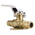 Apollo 1/2 in. Brass PEX-A Barb Ball Valve with Drain and Mounting Pad