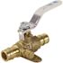 Apollo 1/2 in. Brass PEX-A Barb Ball Valve with Drain and Mounting Pad