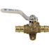Apollo 1/2 in. Brass PEX-A Barb Ball Valve with Drain and Mounting Pad