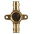 Apollo 1/2 in. Brass PEX-A Barb x Brass PEX-A Barb x Female Pipe Thread Drop-Ear Tee