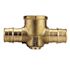 Apollo 3/4 in. Brass PEX-A Barb x Brass PEX-A Barb x Female Pipe Thread Drop-Ear Tee