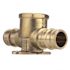 Apollo 3/4 in. Brass PEX-A Barb x Brass PEX-A Barb x Female Pipe Thread Drop-Ear Tee