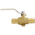 Apollo 3/4 in. Brass PEX-A Barb Ball Valve with Drain and Mounting Pad