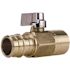 Apollo 3/4 in. Brass PEX-A Barb x 3/4 in. Solder Ball Valve