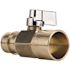 Apollo 3/4 in. Brass PEX-A Barb x 3/4 in. Solder Ball Valve