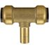Tectite 1/2 in. Brass Push-To-Connect x 1/2 in. Brass Push-To-Connect x 1/2 in. CTS Street Outlet Tee