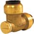 Tectite 3/4 in. Brass Push-To-Connect 90-Degree Elbow with Drain/Vent