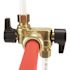 Tectite 1/2 in. Brass Push-To-Connect x 3/8 in. Compression Dual Opposed Outlet Dual Shut-Off Quarter-Turn Stop Valve