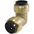 Tectite 1/2 in. Brass Push-To-Connect 90-Degree Elbow Pro Pack (6-Pack)
