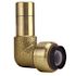 Tectite 1/2 in. Brass Push-To-Connect Street 90-Degree Elbow