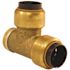 Tectite 1/2 in. Brass Push-To-Connect 90-Degree Elbow with Drain/Vent