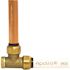 Tectite 1/2 in. Brass Push-To-Connect 90-Degree Elbow with Drain/Vent