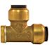 Tectite 1/2 in. Brass Push-To-Connect 90-Degree Elbow with Drain/Vent