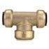 Tectite 1 in. CTS x 1 in. CTS x 1 in. IPS Brass Push-To-Connect Slip Tee