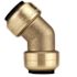Tectite 3/4 in. Brass Push-To-Connect 45-Degree Elbow