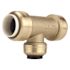 Tectite 1/2 in. IPS x 1/2 in. IPS x 1/2 in. CTS Brass Push-To-Connect Slip Tee