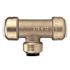 Tectite 1/2 in. IPS x 1/2 in. IPS x 1/2 in. CTS Brass Push-To-Connect Slip Tee