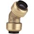 Tectite 1/2 in. Brass Push-To-Connect 45-Degree Elbow