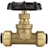 Tectite 1/2 in. Brass Push-To-Connect Stop Valve with Drain
