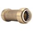 Tectite 1 in. Brass Push-to-Connect PVC Slip Repair Coupling