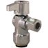 1/2 in. Chrome-Plated Brass Push-To-Connect x 3/8 in. O.D. Compression Quarter-Turn Angle Stop Valve Pro Pack (6-Pack)