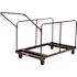 National Public Seating 660 lbs. Weight Capacity Folding Table Dolly with Vertical Storage Round and Rectangular Tables