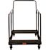National Public Seating 660 lbs. Weight Capacity Folding Table Dolly with Vertical Storage Round and Rectangular Tables