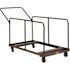 National Public Seating 660 lbs. Weight Capacity Folding Table Dolly with Vertical Storage Round and Rectangular Tables