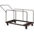 National Public Seating 660 lbs. Weight Capacity Folding Table Dolly with Vertical Storage Round and Rectangular Tables