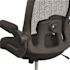 Flash Furniture Fabric Swivel Ergonomic Office Chair in Black