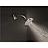 Delta 5-Spray Patterns 1.75 GPM 4.31 in. Wall Mount Fixed Shower Head in Chrome