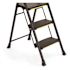 3-Step Pro-Grade Steel Step Stool Project Ladder, 300 lbs. Load Capacity Type IA Duty Rating (9ft. Reach Height)