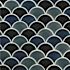 MSI Azul Scallop Glossy 13.11 in. x 9.96 in. x 8 mm Glossy Porcelain Mosaic Tile (9.1 sq. ft. / Case)