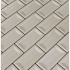 MSI Gray Inverted Beveled 3 in. x 6 in. Glossy Ceramic Gray Subway Wall Tile (1 sq. ft./Case)