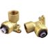 Tectite 1/2 in. Brass Push-To-Connect Shower/Tub Installation Kit