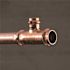Viega ProPress 3/4 in. x 3/4 in. x 1/2 in. Copper Tee Fitting