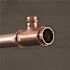 Viega ProPress 1 in. x 1 in. x 1/2 in. Press Copper Reducing Tee Fitting